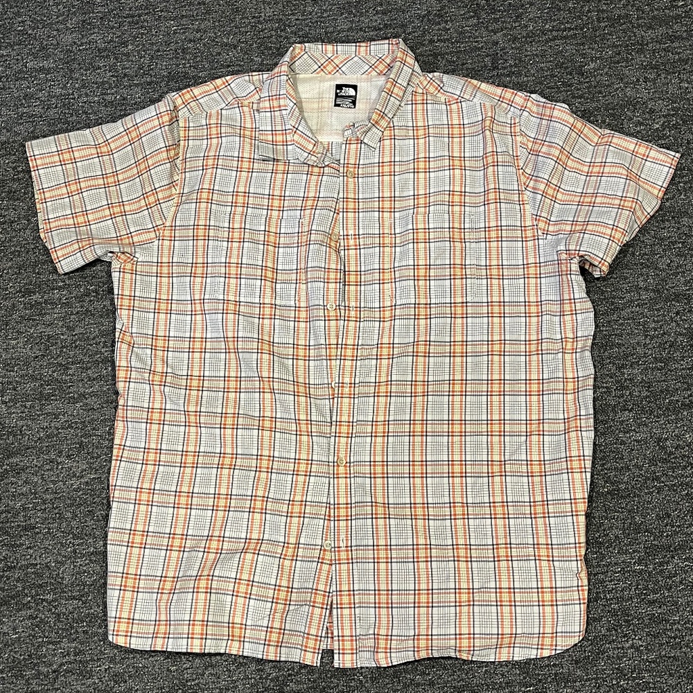 North Face Collared Shirt Button-Up White Size XXL